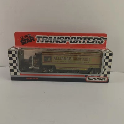 1992 Matchbox Super Stars Transporters Convoy ALLIANCE Robert Pressley, 1/87 - Image 1 of 4