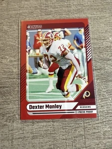 2024 Donruss Press Proof Red #156 Dexter Manley Washington Redskins - Picture 1 of 2