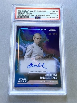 Star Wars Topps Chrome PSA 8 ANDOR Auto Card Signed Denise Gough DEDRA MEERO - Image 1 of 2