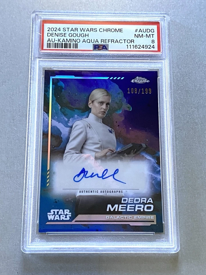 Star Wars Topps Chrome PSA 8 ANDOR Auto Card Signed Denise Gough DEDRA MEERO - Image 1 of 2