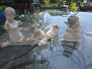Lladro Nativity Holy Family Praying Angel Figurine Matte Finish - Picture 1 of 22