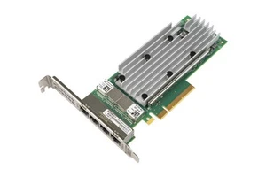 Network Card Dell Qlogic QL41164 4x10GbE RJ45 PCIe 3.0x8 33M0K - Picture 1 of 3