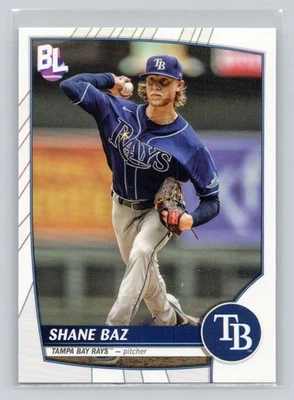Shane Baz 2023 Topps Big League Baseball #123 Tampa Bay Rays - Image 1 of 2
