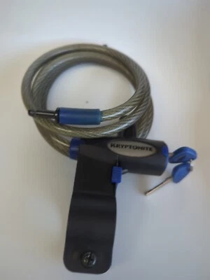 Kryptonite Evolution with 5' Flex Security Cable Plus MOUNTING BRACKET Two Keys - Image 1 of 4