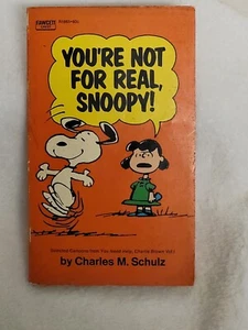 You're Not for Real, Snoopy! by Charles M Schulz, Charlie Brown Cartoons - Bild 1 von 5