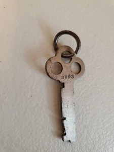 Vintage Mosler Safe Co. Replacement Key #3593 - Picture 1 of 3