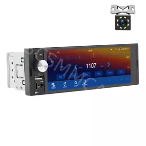 For Apple Carplay Single 1DIN Touch Screen Car Stereo Radio 6.36in MP5 Player - Picture 1 of 21