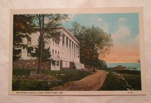 Rocksway Beach Missouri Postkarte MO Lake Taneycomo 1928 - Bild 1 von 2