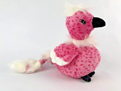 Webkinz Cherry Blossom Bird Plush HM455 No Code Pink Spotted Stuffed Animal Ganz - Image 1 of 4