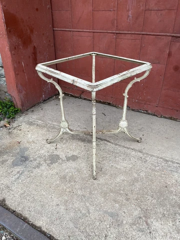 1930s Industrial Globe Wernicke Cast Iron Table Kitchen Dining Room White Loft Cover
