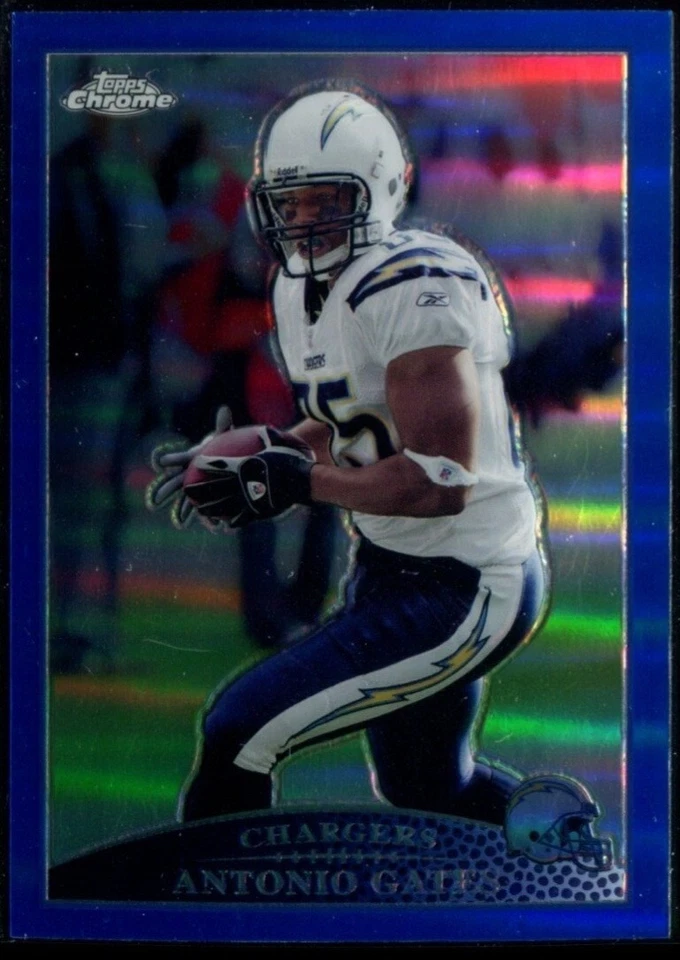 ANTONIO GATES 2009 Topps Chrome BLUE REFRACTOR Chargers #TC43 - Image 1 of 1
