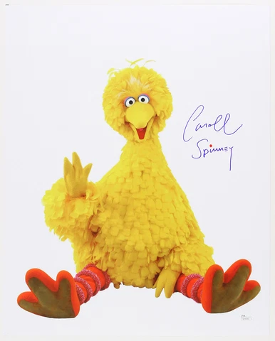 1969-2016 Caroll Spinney “Big Bird” Sesame St LE Signed 16x20 Color Photo (JSA) Cover