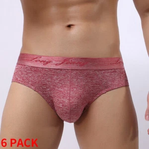 6er Pack Herren Slips Reizwäsche U Konvex Beutel Atmungsaktiv Flex Bund Unterhosen - Bild 1 von 17