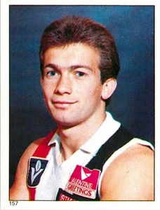 1984 ST KILDA SAINTS AFL Sticker SILVIO FOSCHINI Scanlens Card - Picture 1 of 2