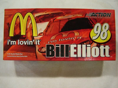 2004 BILL ELLIOTT #98 • MCDONALDS / I'M LOVIN IT  • 1:24 Scale • ACTION NASCAR - Image 1 of 4