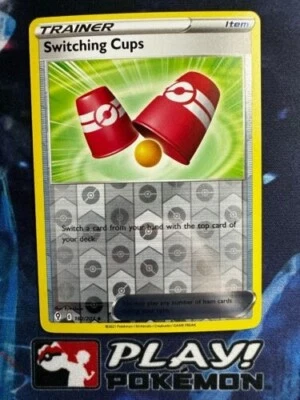 Switching Cups 162/203 Reverse Holo Evolving Skies Pokemon TCG Card + Cardsaver - Image 1 of 2