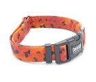 Orange Bats Dog Collar  3/4" - 2" Widths Halloween spooky collar