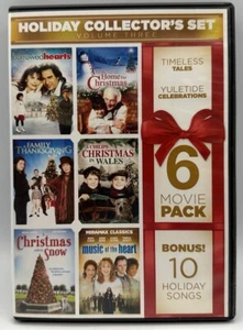 Holiday Collector’s Set Volume Three DVD Six Movie Pack Bonus 10 Holiday Songs - Picture 1 of 3