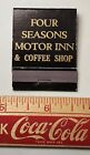 Four Seasons Motor Inn & Coffee Shop livre d'allumettes vintage Northwestern Adv. Olney