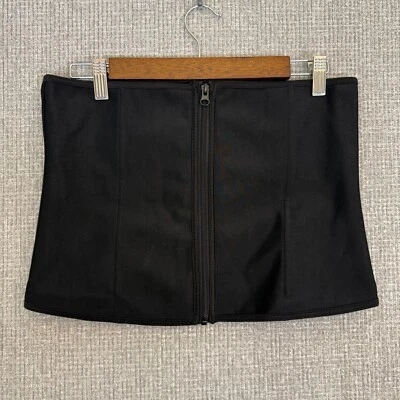 Entrenador de Cintura Corsé Ajustador Modelador de Cuerpo Reloj de Arena Curva Látex Negro L Foto 1 de 4