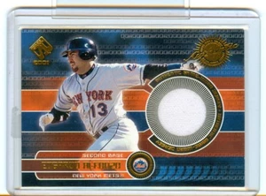 2001 Pacific Private Stock Edgardo Alfonzo camiseta usada en el juego de los Mets de Nueva York - Imagen 1 de 1