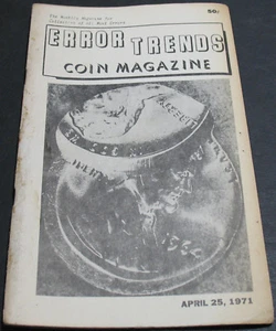 Vintage - Error Trends Coin Magazine 1971 Mercury Dime, Laminated Quarter +++ - Picture 1 of 2
