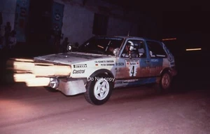 VW GOLF GTI KENNETH ERIKSSON RALLYE COTE D'IVOIRE 1987 35MM SLIDE PHOTOGRAPH 4 - Picture 1 of 2