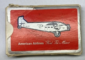 American Airlines Ford Tri-Motor Airplane Aviation Playing Cards - Picture 1 of 4