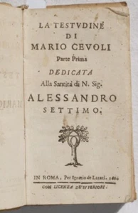 Mario Cassidy The Testudine Sonnets Songs Lovers Rome Square Navona 1660 1 Ed - Picture 1 of 3