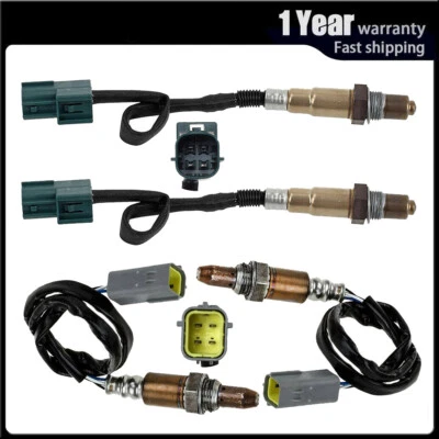 4X Oxygen Sensor For 2008-2013 Nissan Armada 5.6L,08-12 Titan 5.6L Upper+Undder - Image 1 of 4