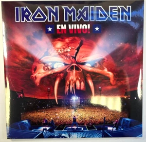 Iron Maiden En Vivo! LP Album vinyl record 3 x remastered limited edition 180g - Picture 1 of 12