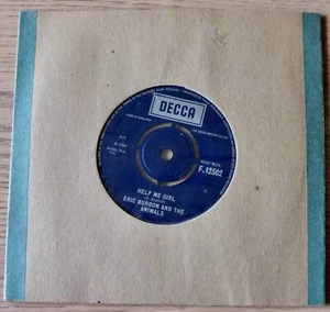 ERIC BURDON & THE ANIMALS HELP ME GIRL 7" DECCA (1966) VG+ BEAT R&B ENGLAND - Foto 1 di 2