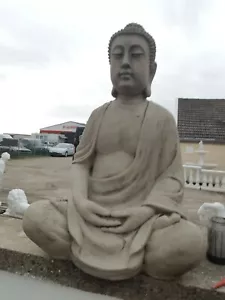 Gartenfigur Buddha XXL, Antik oder grau - Bild 1 von 5