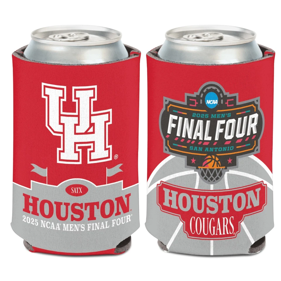Final Four Houston Cougars 2025 12 oz doble cara Koozie nuevo Foto 1 de 1