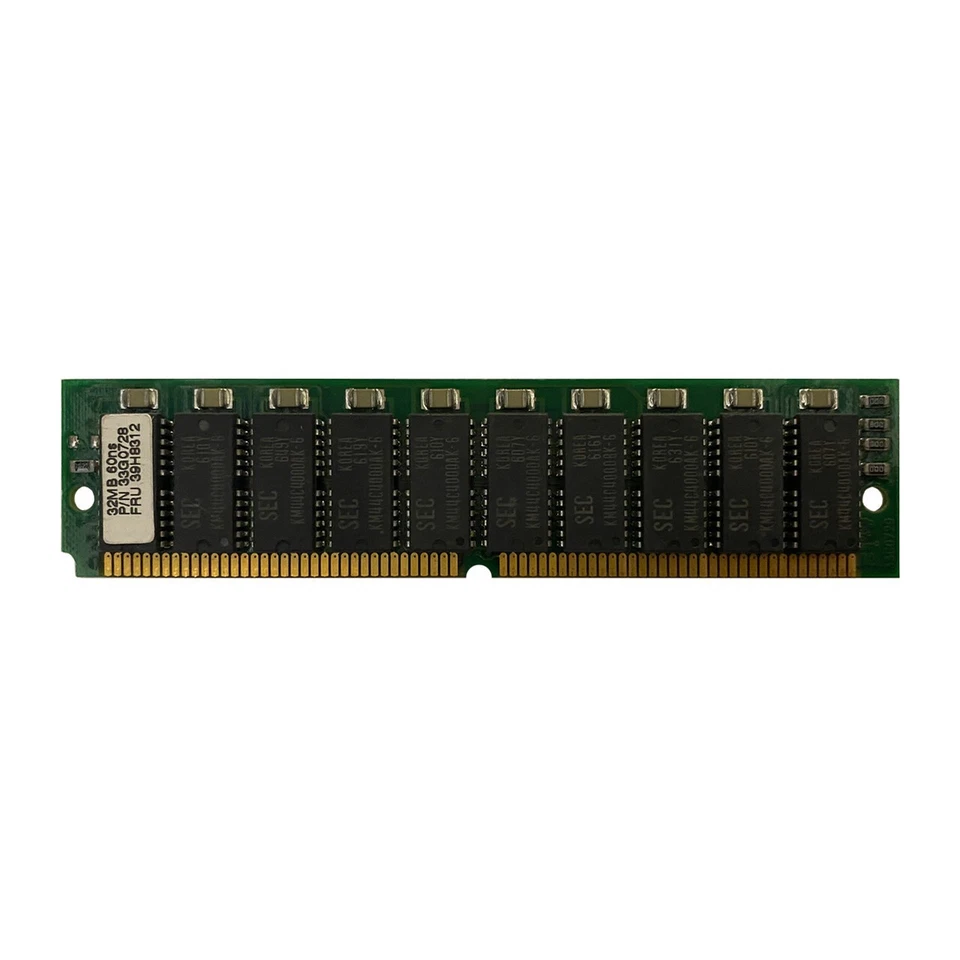 IBM 39H8312 32MB ECC Memory Module 33G0728 - Image 1 of 1