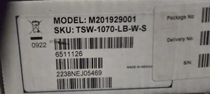 Crestron TSS-770-W-S-LB KIT Factory Sealed w/ TSW‑770‑LB-W-S and TS-770-W-S - Afbeelding 1 van 2