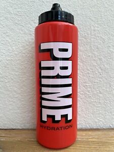 Ultra Rare PRIME Hydration Drink 32 Ounce Red Water Bottle NOT Sold In Stores!