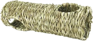 Generic Pet Grass Tunnel Toy Rabbit Tunnel Tube Hut Hay Bed Woven Grass House... - Picture 1 of 9