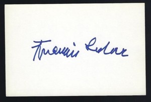 Francis Lederer signed autograph 4"x 6" card The Return of Dracula