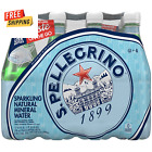 S.Pellegrino Sparkling Natural Mineral Water: 16.9 Fl Oz Plastic Bottles (Pack o