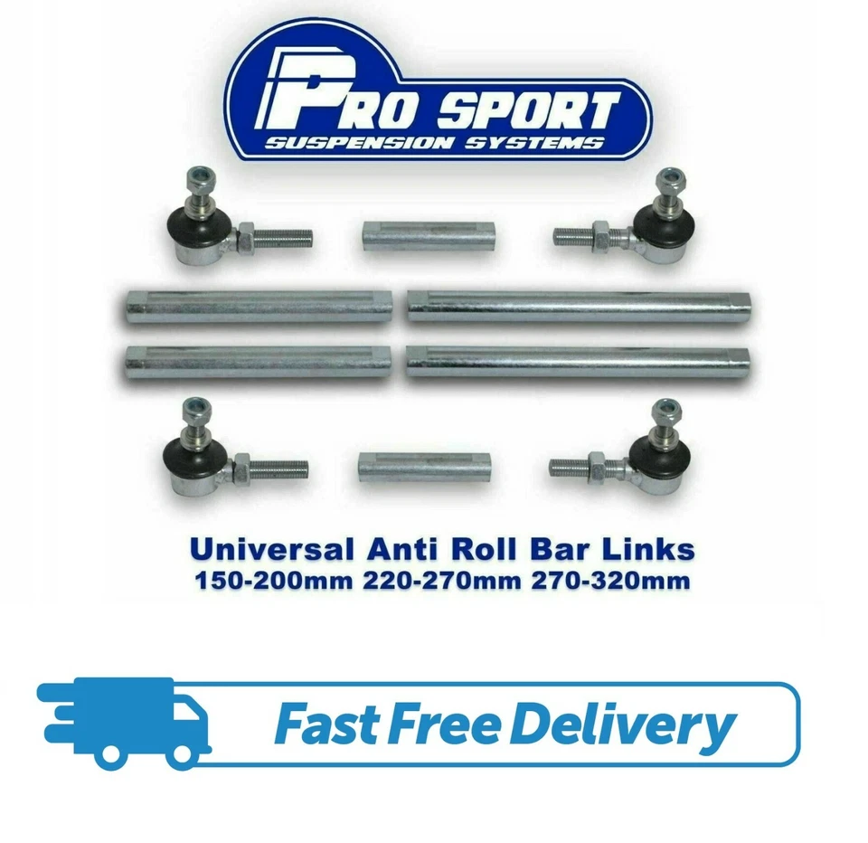  PROSPORT ADJUSTABLE DROP LINKS ANTI ROLL BAR LINKS FOR BMW 3 SERIES E46 - Image 1 of 1