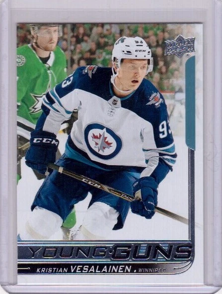 KRISTIAN VESALAINEN 18/19 Upper Deck UD Young Guns YG Rookie #244 *MINT* Jets - Image 1 of 1