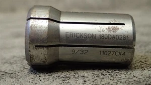 180DA0281 ERICKSON 0.2810"-0.2500", 9/32" Double Angle Collet, 1.438"OAL (BN132) - Picture 1 of 4