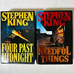 Stephen King Hardcover Lot of 2 Dust Jacket Four Past Midnight - Needful Things - Bild 1 von 15