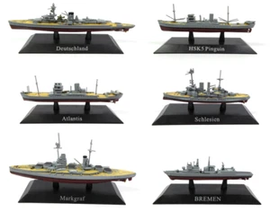 Sammlung von of 6 Kriegsschiffe 1:1250 WW1 und WW2 Kriegsmarine Schiff WSL30 - Bild 1 von 8