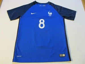 FRANCE F.F.F. NATIONAL FOOTBALL TEAM PATET #8 2016 NIKE SOCCER JERSEY YOUTH LG - Picture 1 of 15