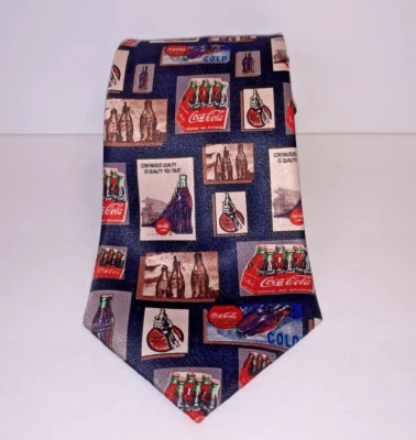Corbata Coca-Cola Clásica De Colección Para Hombre Retro Novedad Coleccionable Corbata Regalo Foto 1 de 4