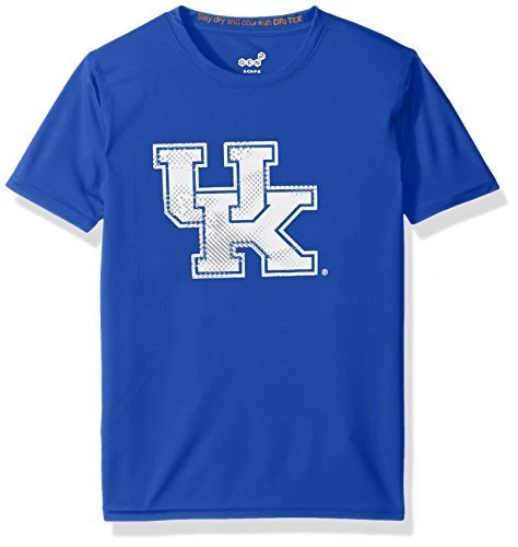 NCAA by Outerstuff NCAA Kentucky Wildcats Youth Boys "Carbon Logo" Dri-Tek Sh...