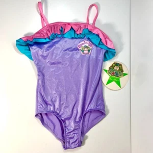 Vintage 1983 CABBAGE PATCH KIDS CPK Childs Swim Suit NEW w/ TAGS Size 12 RARE! - Picture 1 of 11