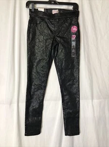 SO Girls Ultimate Jegging Super Stretch Black Speckled Pull On Pants Size 14 NEW - Picture 1 of 2